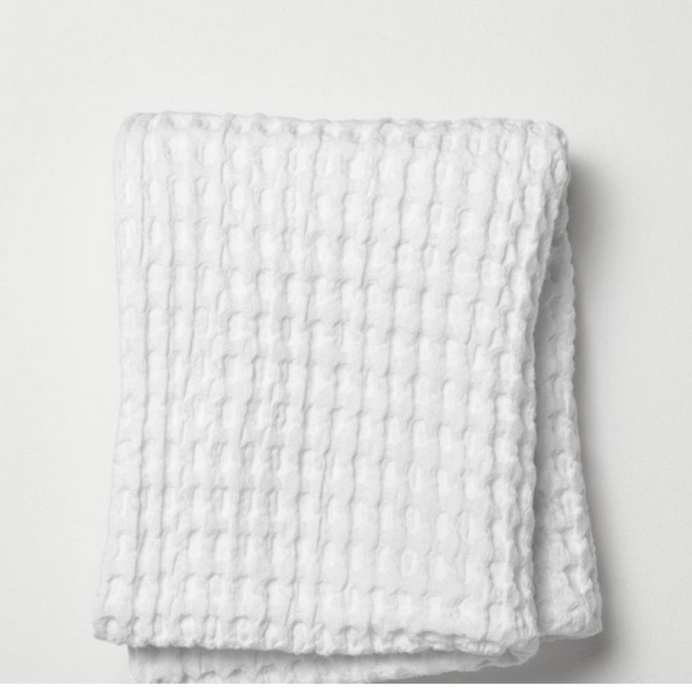 Casaluna Waffle Body Pillow Cover 100% Cotton in white